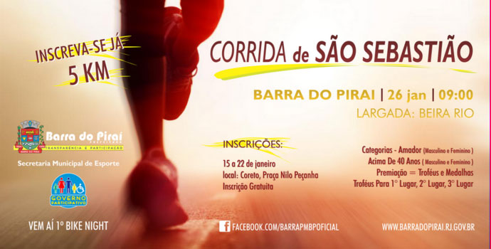 1� Corrida de S�o Sebasti�o em Barra do 