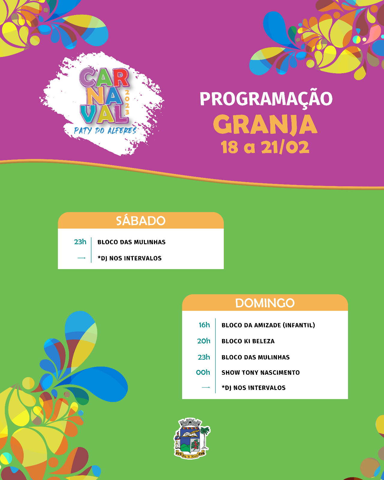 Carnaval Paty do Alferes na Granja  | Do