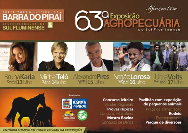 63 EXPOSI��O AGROPECU�RIA DO SUL FLUMINE