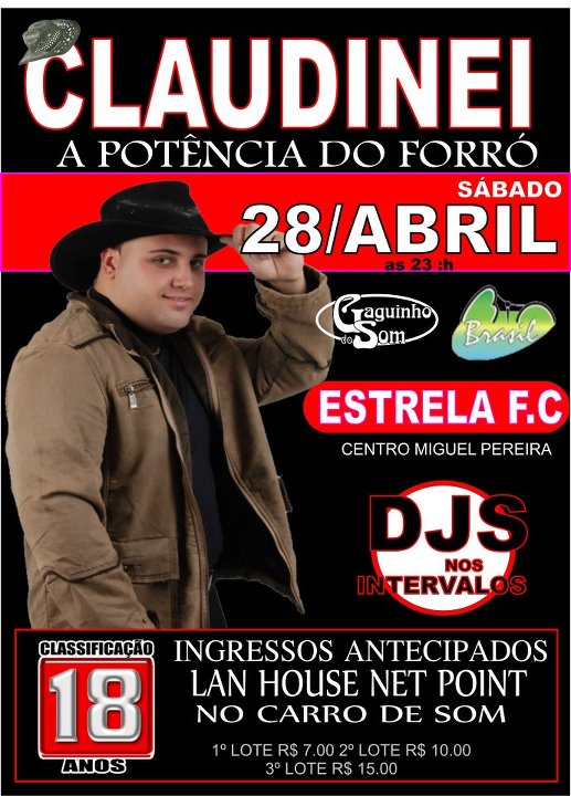 CLAUDINEI A POT�NCIA DO FORR�