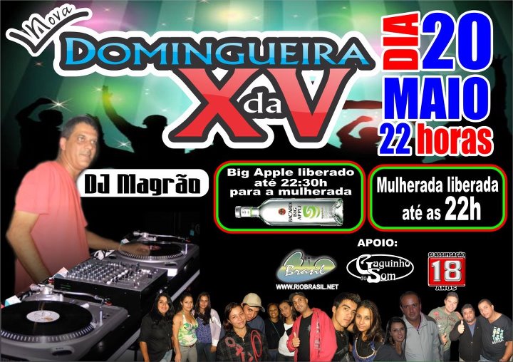 DOMINGUEIRA DA XV COM DJ MAGR�O, DAMAS G