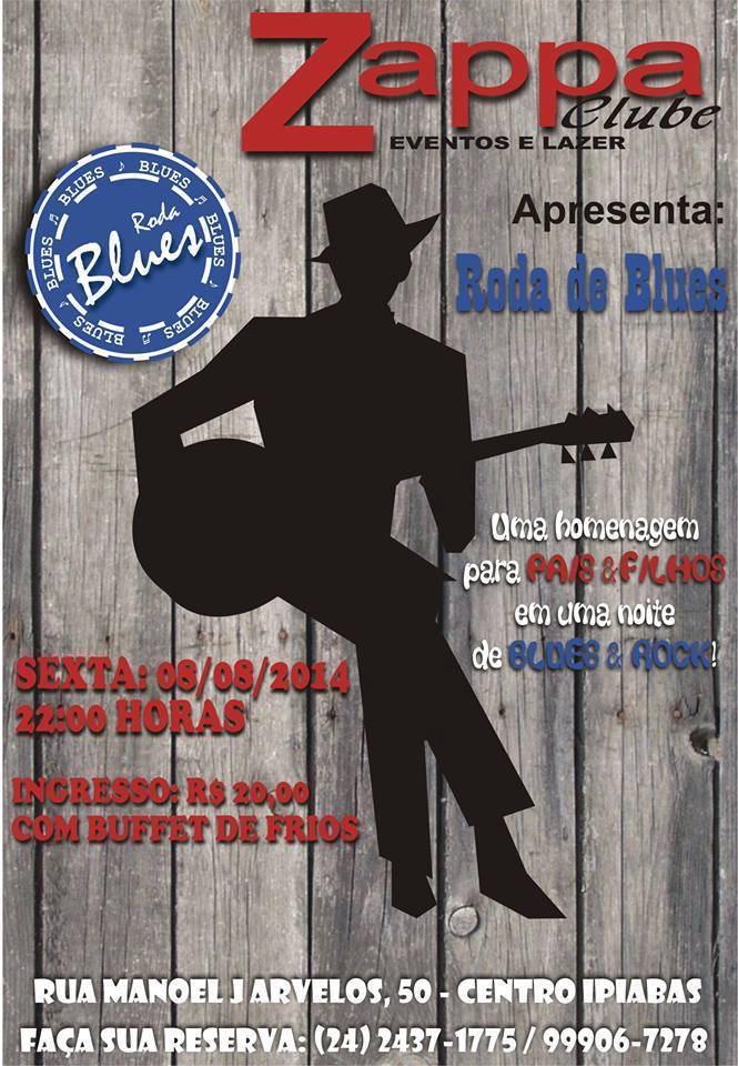 ZAPP CLUBE APRESENTA RODA DE BLUES DIRET