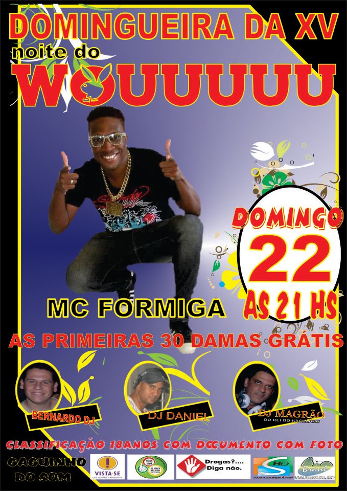 MC FORMIGA N DOMINGUEIRA DA XV