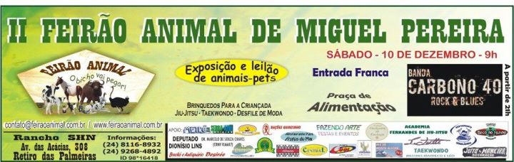 II FEIR�O ANIMAL DE MIGUEL PEREIRA 