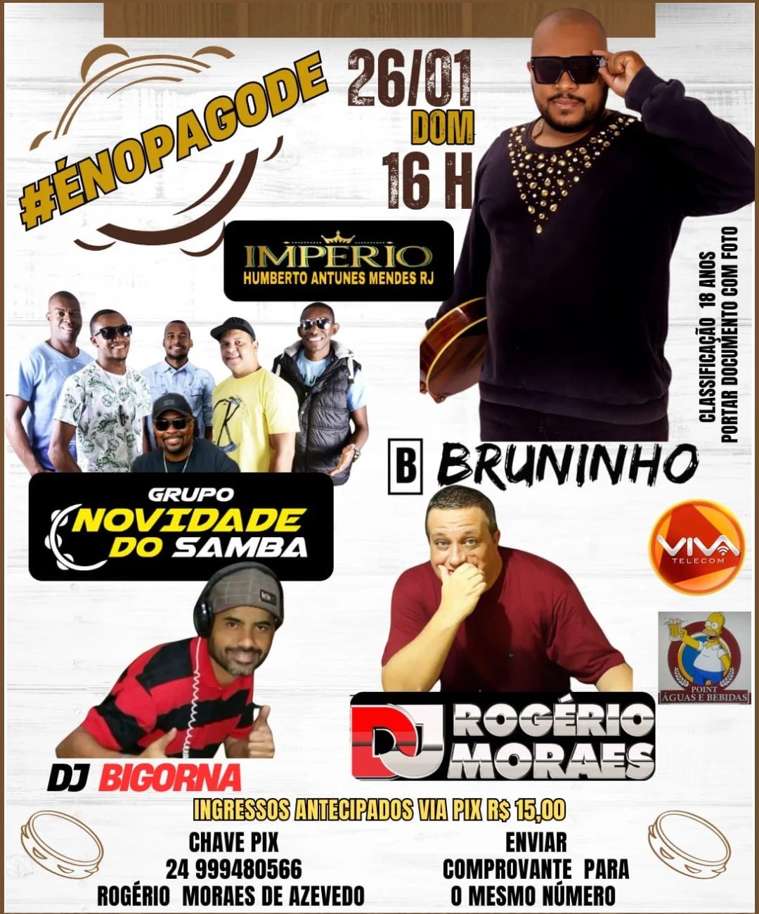 � NO PAGODE- IMP�RIO HUMBERTO ANTUNES
