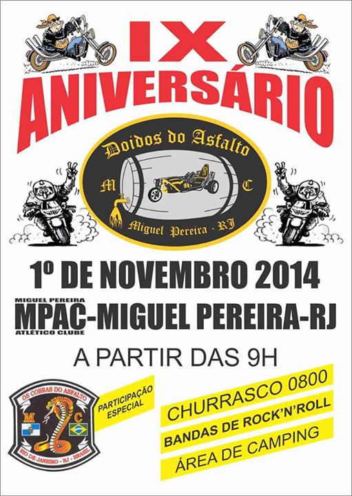 IX ANIVERS�RIO DOIDOS DO ASFALTO NO MPAC