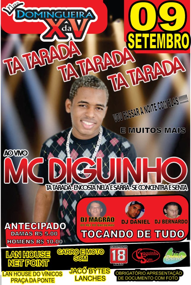 MC DIGUINHO NA DOMINGUEIRA DA XV