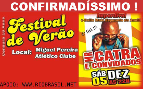 MR CATRA NO MIGUEL PEREIRA ATL�TICO CLUB