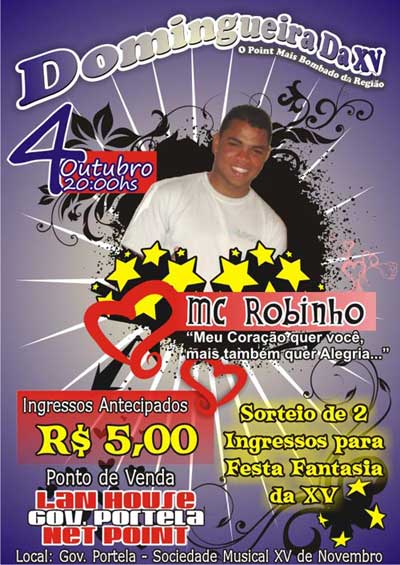 MC ROBINHO NA DOMINGUEIRA DA XV