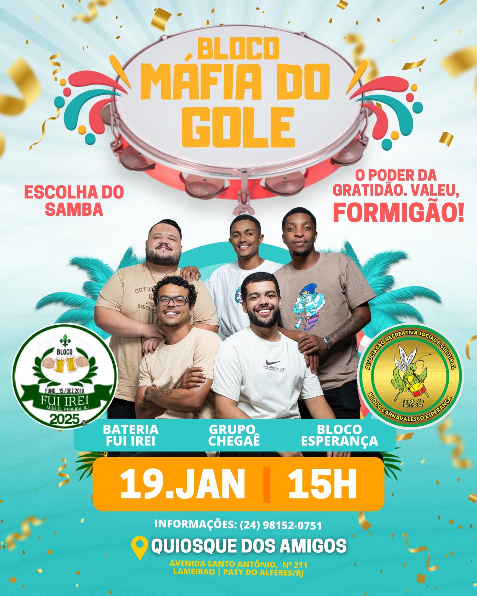 Escolha do Samba do Bloco M�fia do Gole