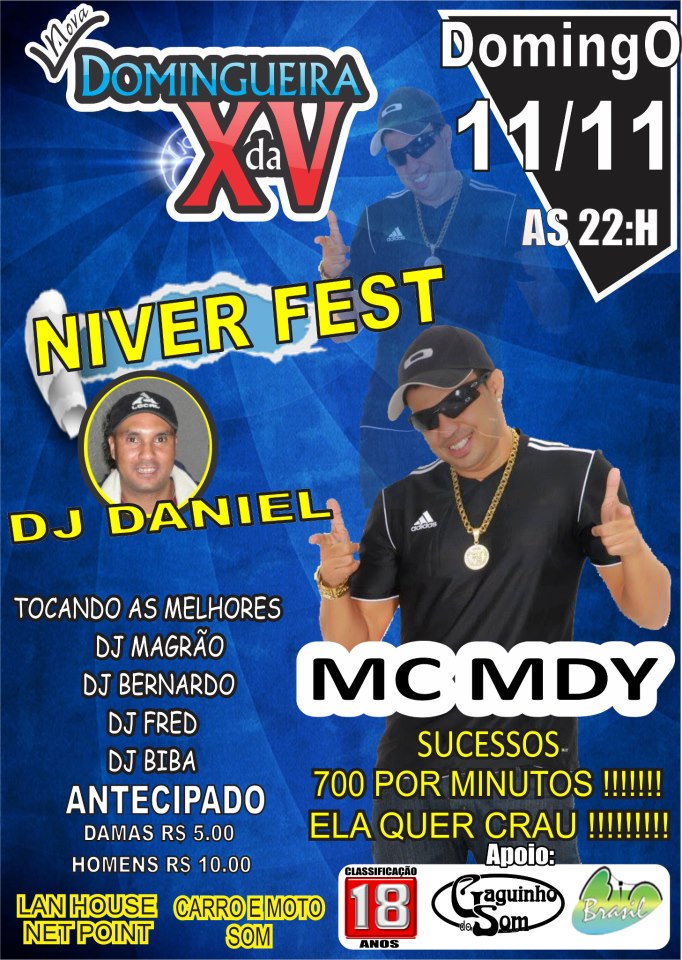NIVER FEST DJ DANIEL COM MC MDY