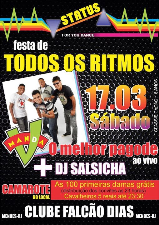 FESTA DE TODOS OS RITMOS - CLUBE FALC�O 