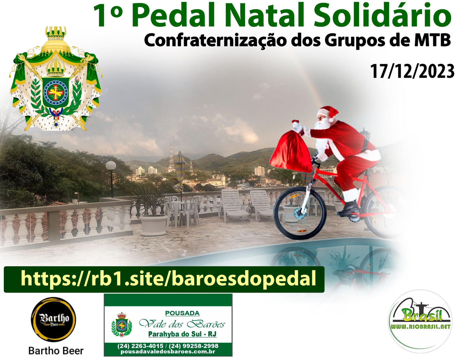 1� Pedal Natal solid�rio - confraterniza