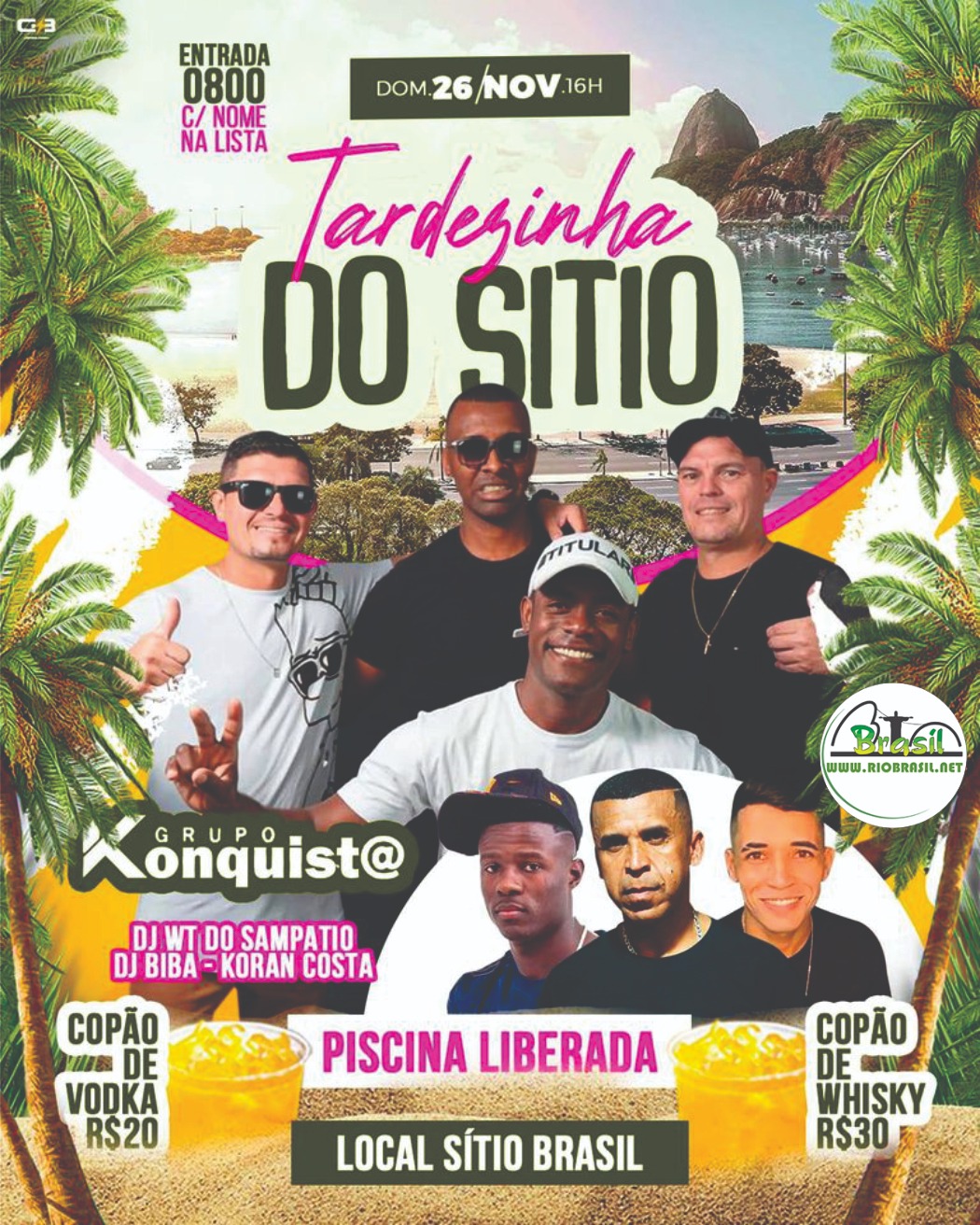 Tardezinha do Sitio Com Grupo Konquista,
