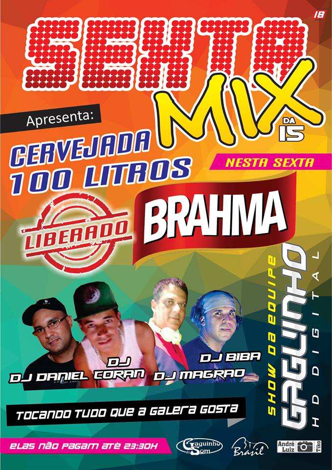 CERVEJADA NA SEXTA MIX DA XV - DJ�S DANI