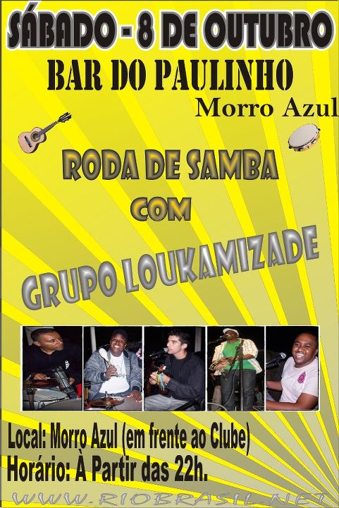 GRUPO LOUKAMIZADE NO BAR DO PAULINHO EM 