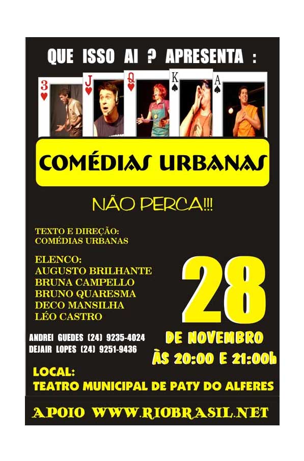 COM�DIAS URBANAS EM PATY DO ALFERES