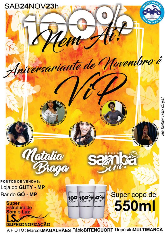 100% NEM A� A FESTA NO MPAC