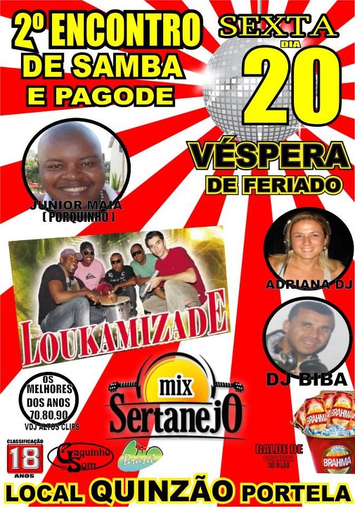 SEGUNDO ENCONTRO DE SAMBA E PAGODE NO QU
