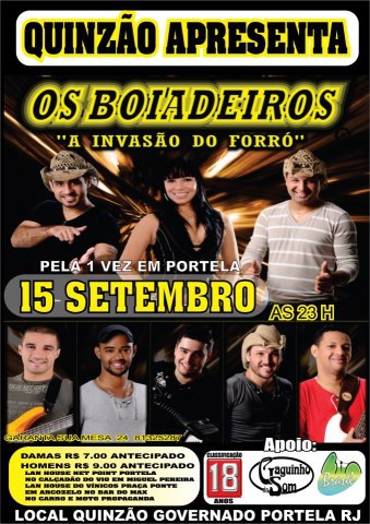 OS BOIADEIROS DO FORR� NO QUINZ�O EM POR