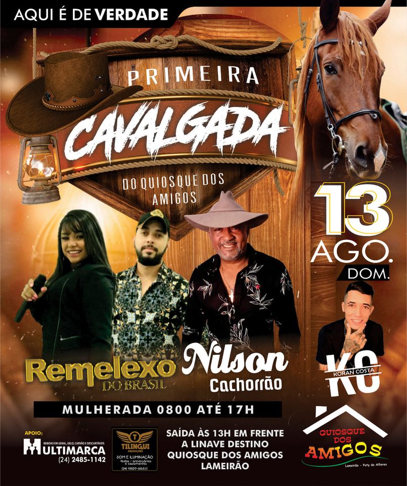 1� Cavalgada do Quiosque dos Amigos no L