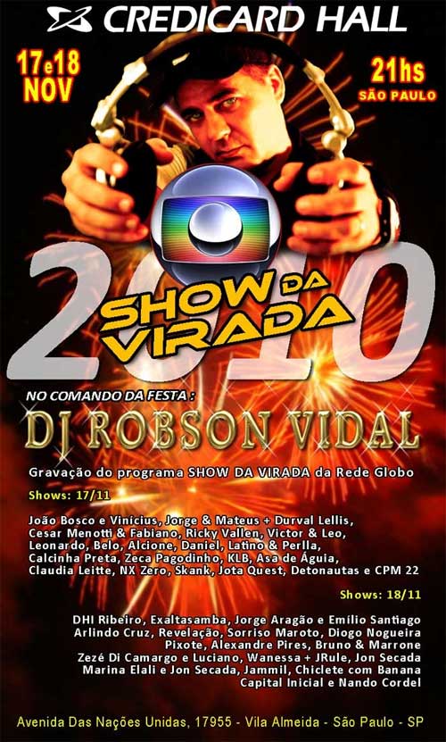 GRAVA��O DO PROGRAMA SHOW DA VIRADA 2010