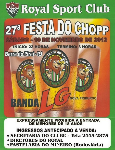 27� FESTA DO CHOPP