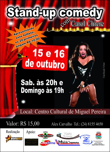 STAND-UP COMEDY COM CAROL CHICRE