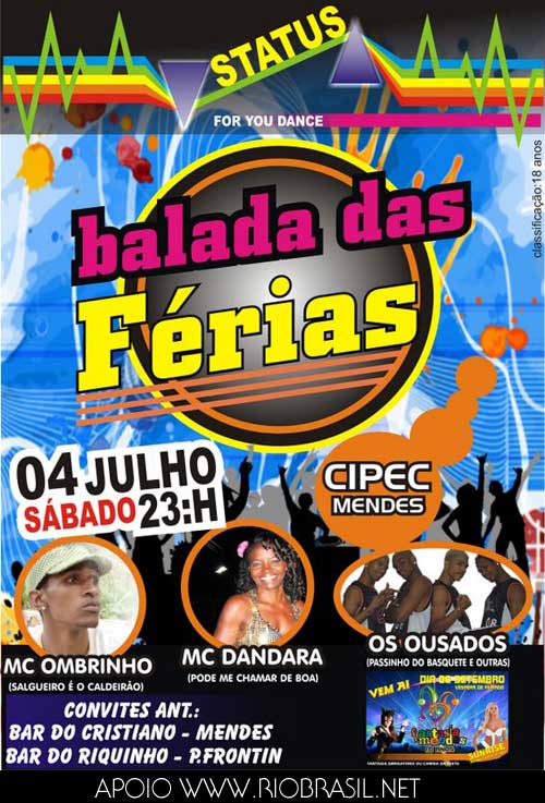 BALADA DAS F�RIAS DA STATUS COM DANDARA,