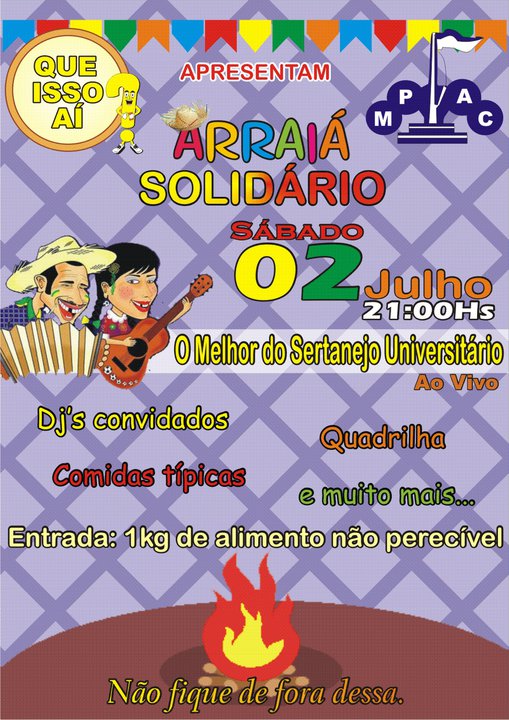 ARRA�A DA SOLIDARIEDADE  NO MPAC