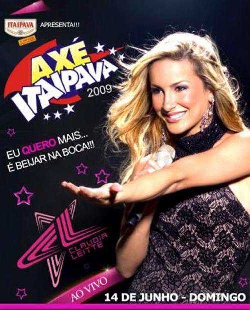 AX� ITAIPAVA 2009 COM CLAUDIA LEITTE ao 