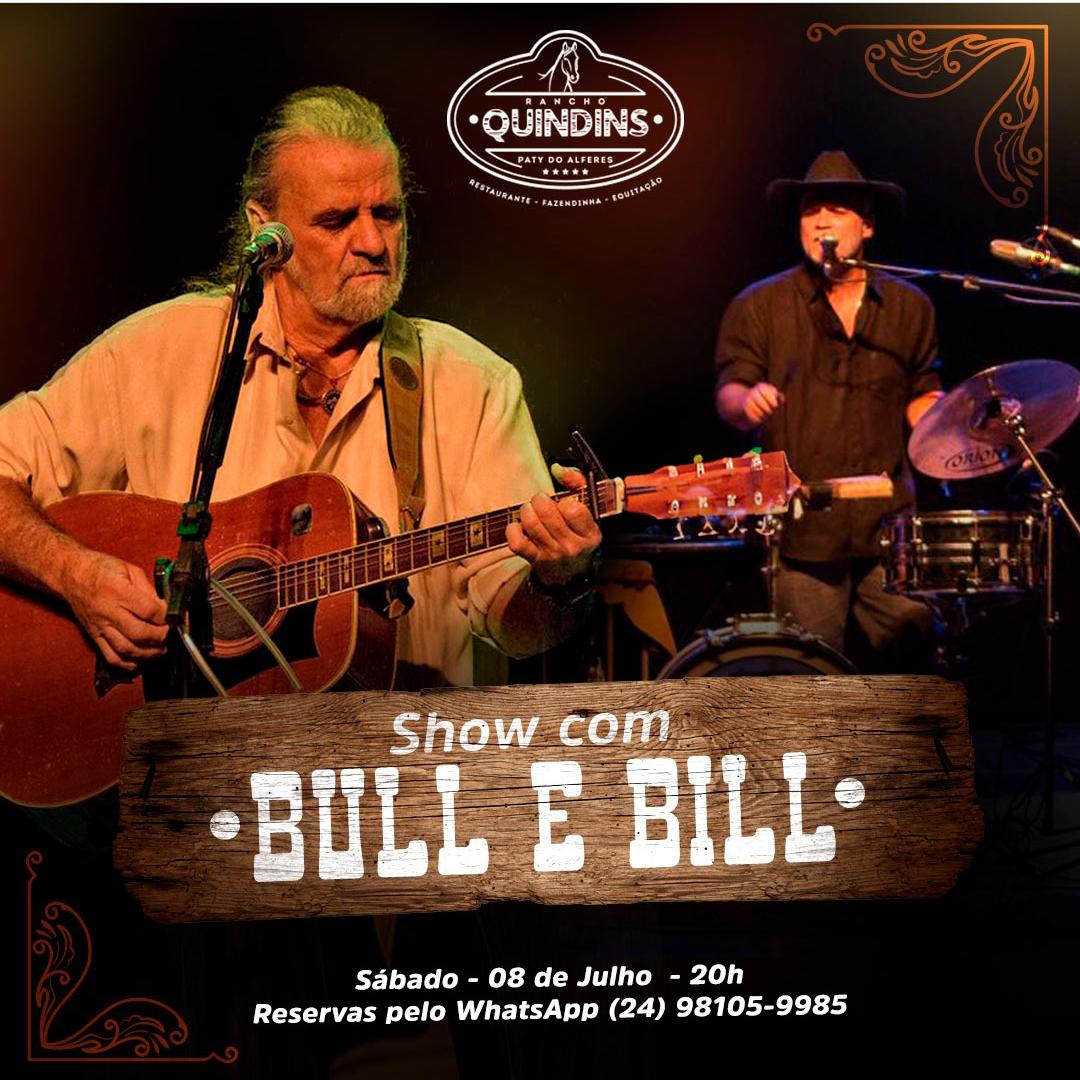 Show com Bull e Bill no Rancho Quindins