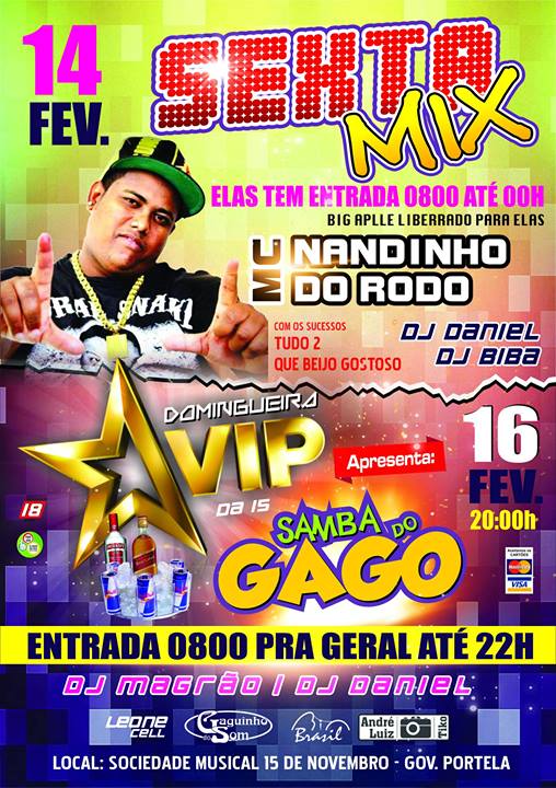 SEXTA MIX - MC NANDINHO DO RODO - DJ�S D