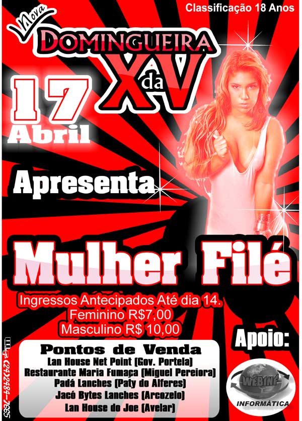 MULHER FIL� NA DOMINGUEIRA DA XV