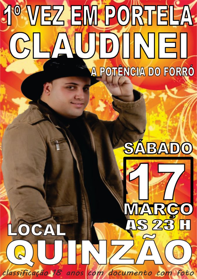 CLAUDINEI DO FORR� NO QUINZ�O EM PORTELA