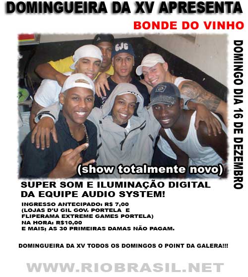 Bonde do Vinho na Domingueira da xv