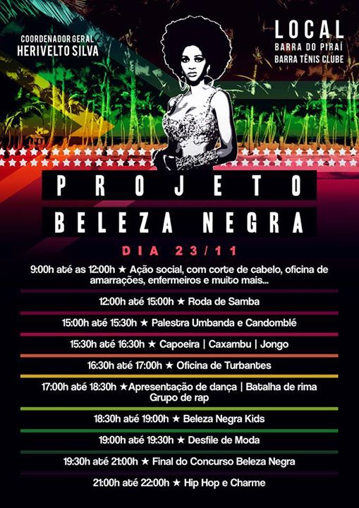 Projeto Beleza Negra no BTC