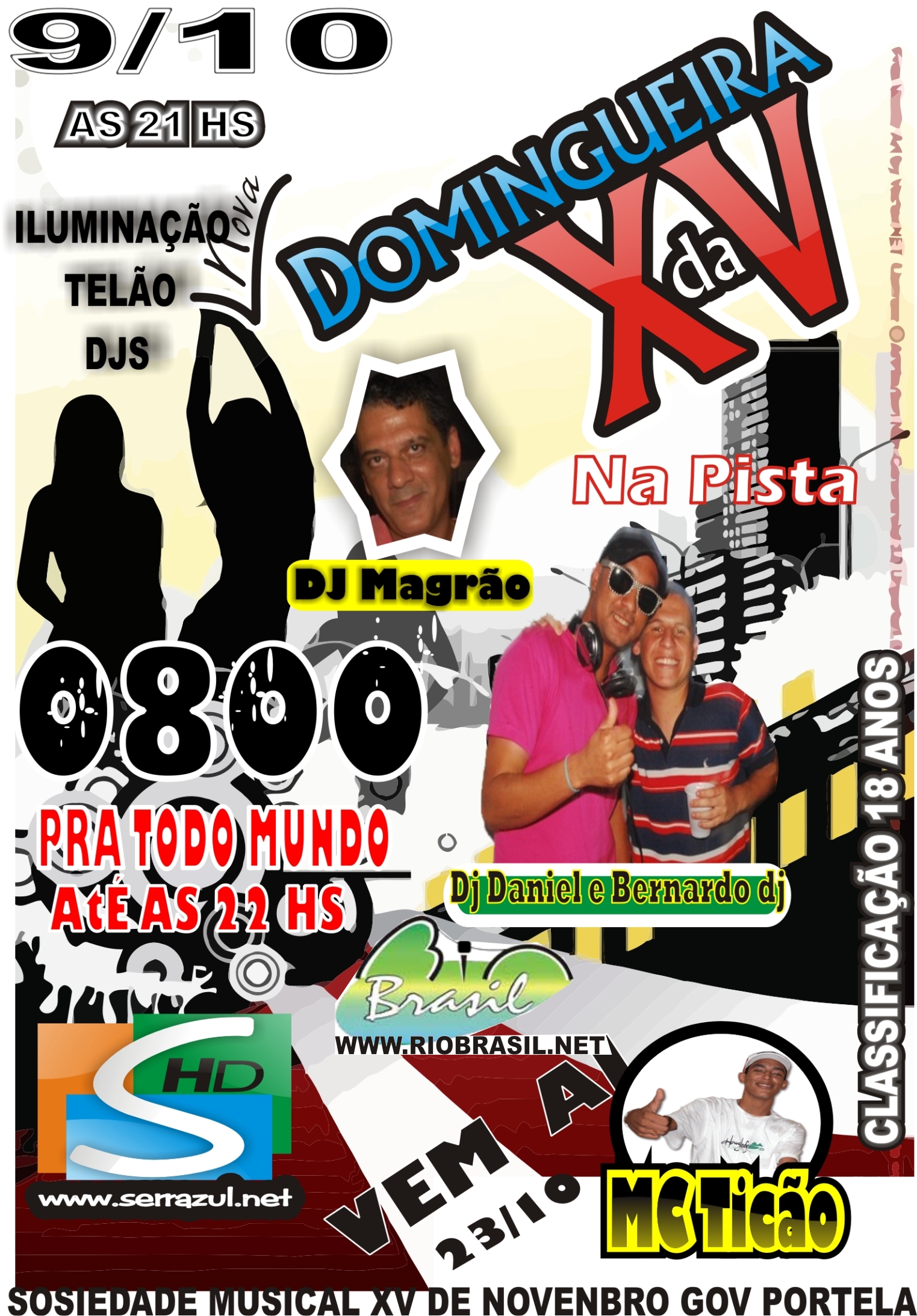 domingueira da xv