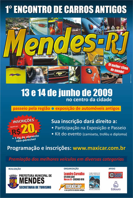 PRIMEIRO ENCONTRO DE CARROS ANTIGOS EM M