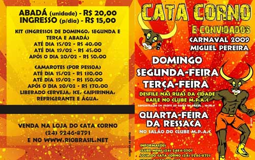 BLOCO CATACORNO - DESFILE E RESSACA CARN