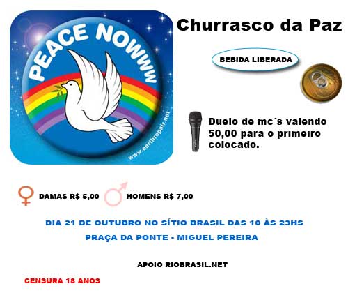 Churrasco da Paz no Sitio Brasil