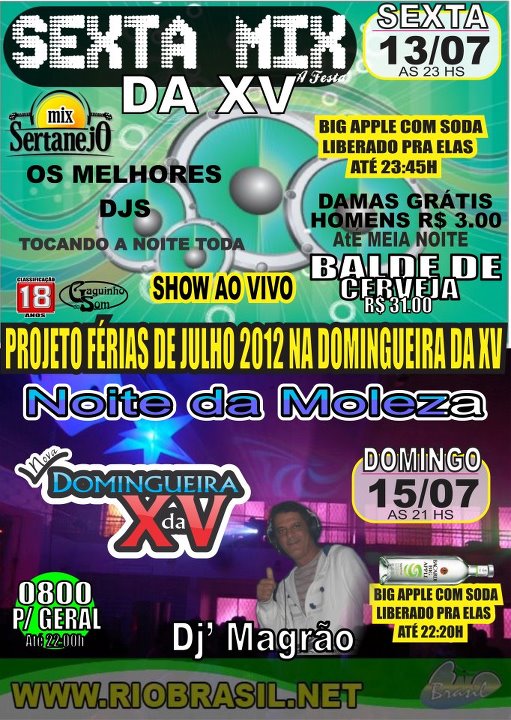 SEXTA MIX DA XV 