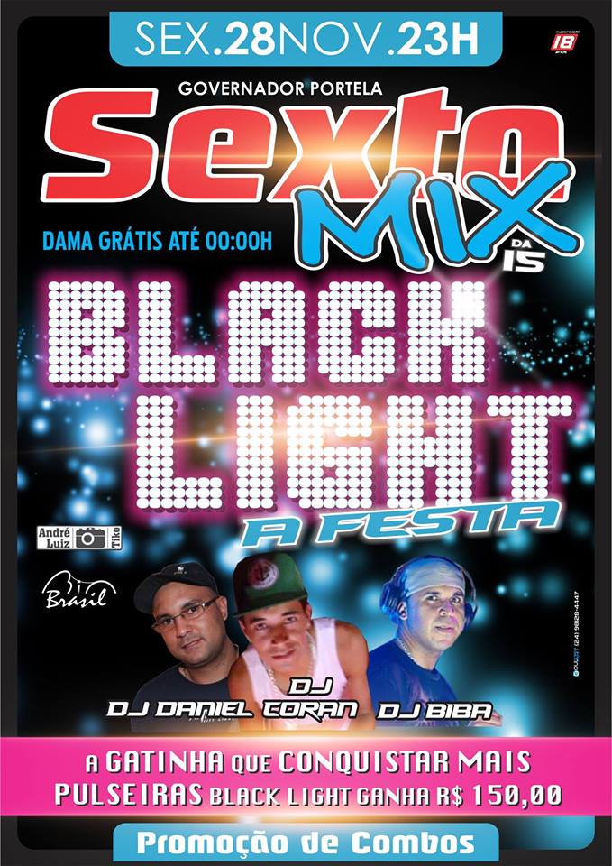 SEXTA MIX DA XV APRESENTA : BLACK LIGHT 
