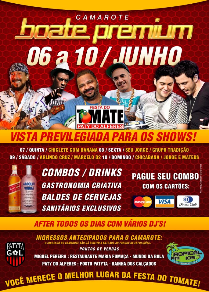 BOATE PREMIUM NA FESTA DO TOMATE 2012