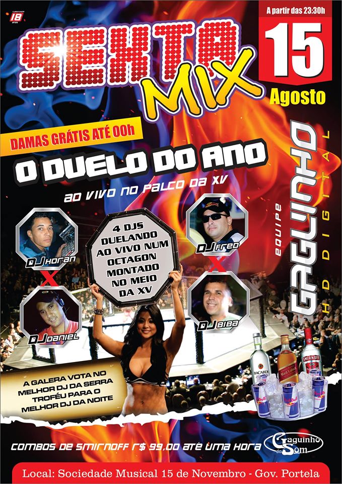 SEXTA MIX DA XV - DJ�S FRED, DANIEL, KOR