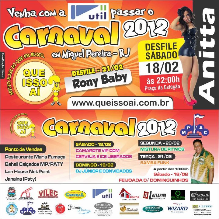 CARNAVAL 2012 - BLOCO QUE ISSO A� - SAMB