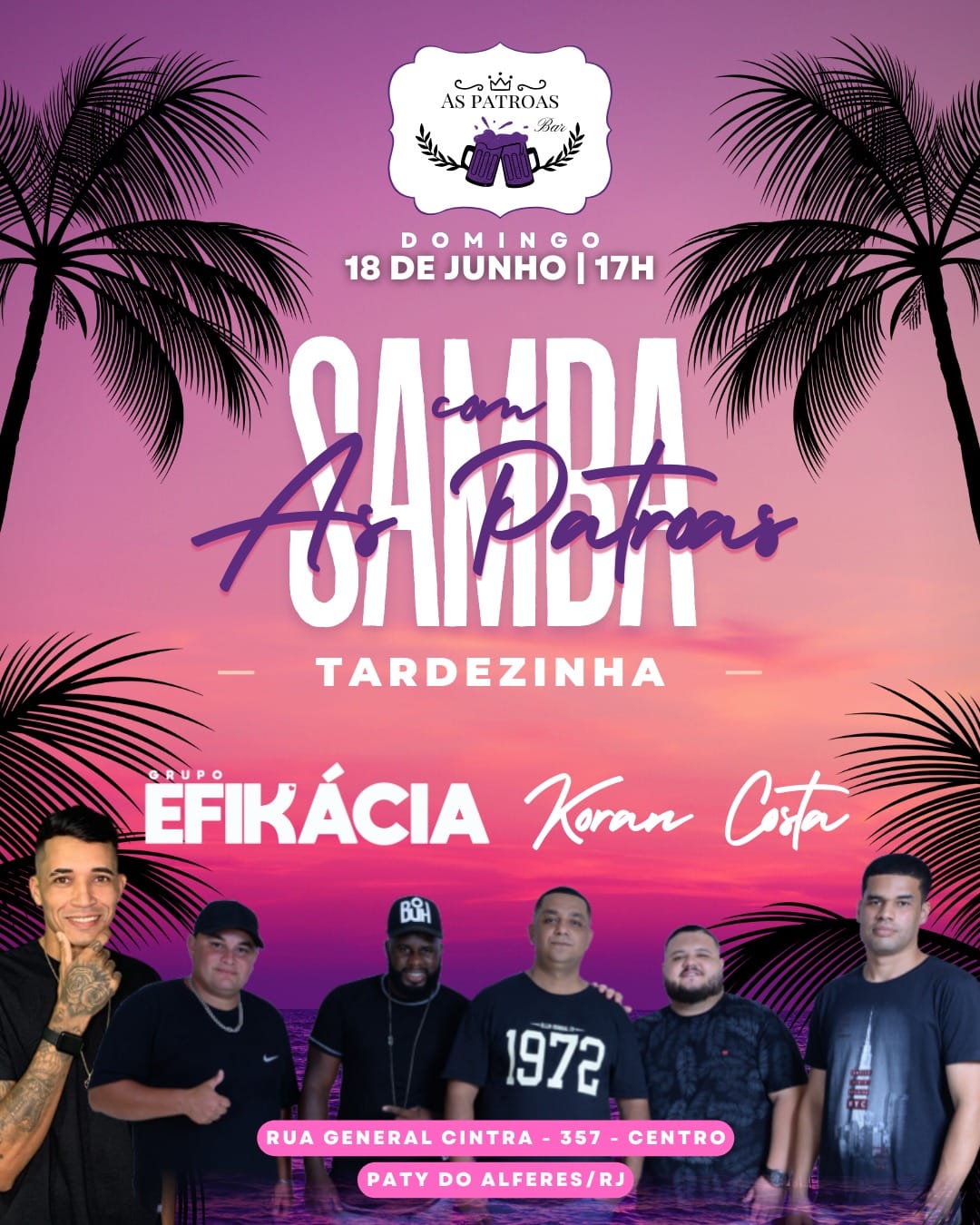 SAMBA COM AS PATROAS , GRUPO EFIKACIA E 