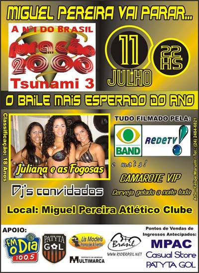 FURAC�O 2000 E JULIANA E AS FOGOSAS NO M