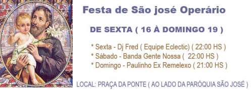 Festa de s�o jos� oper�rio 