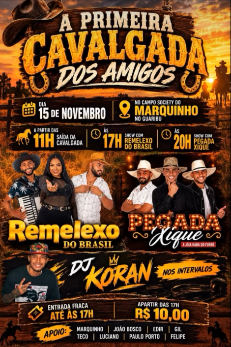 A Primeira Cavalgada dos Amigos com Reme